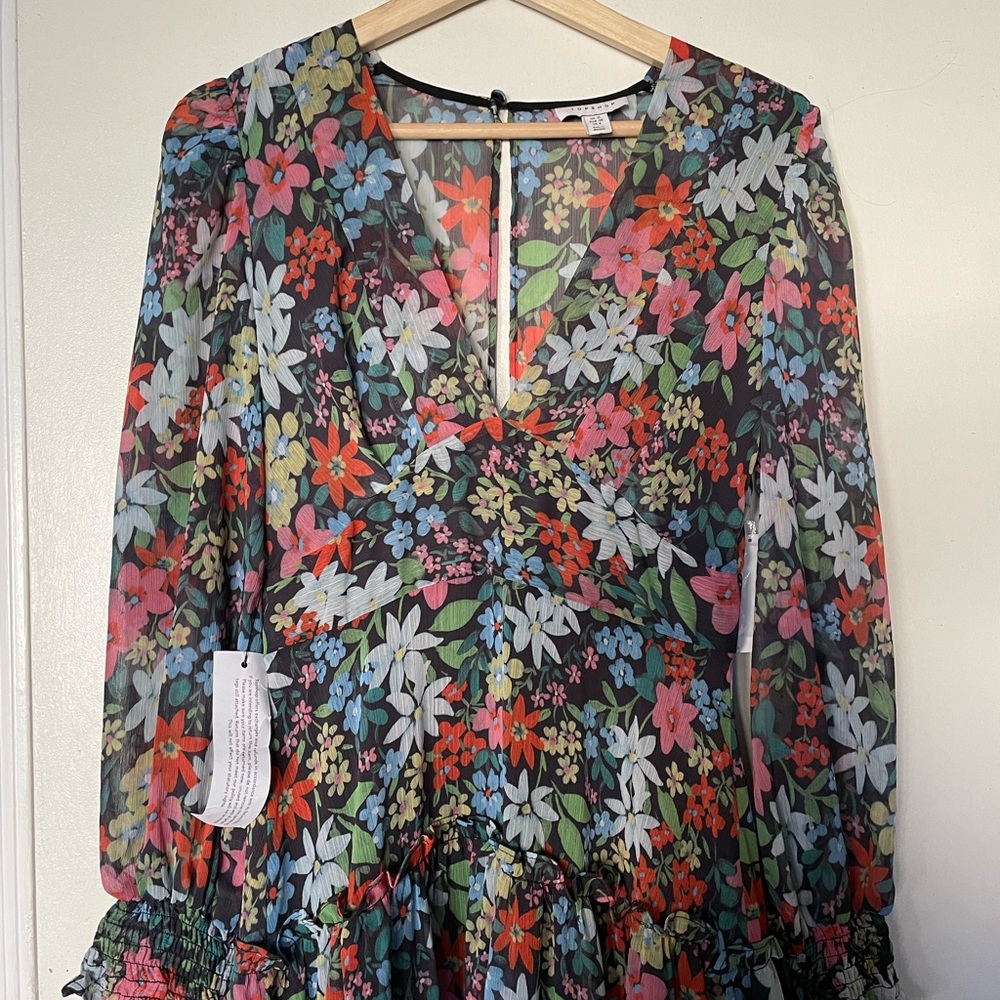 Topshop maxi floral dress